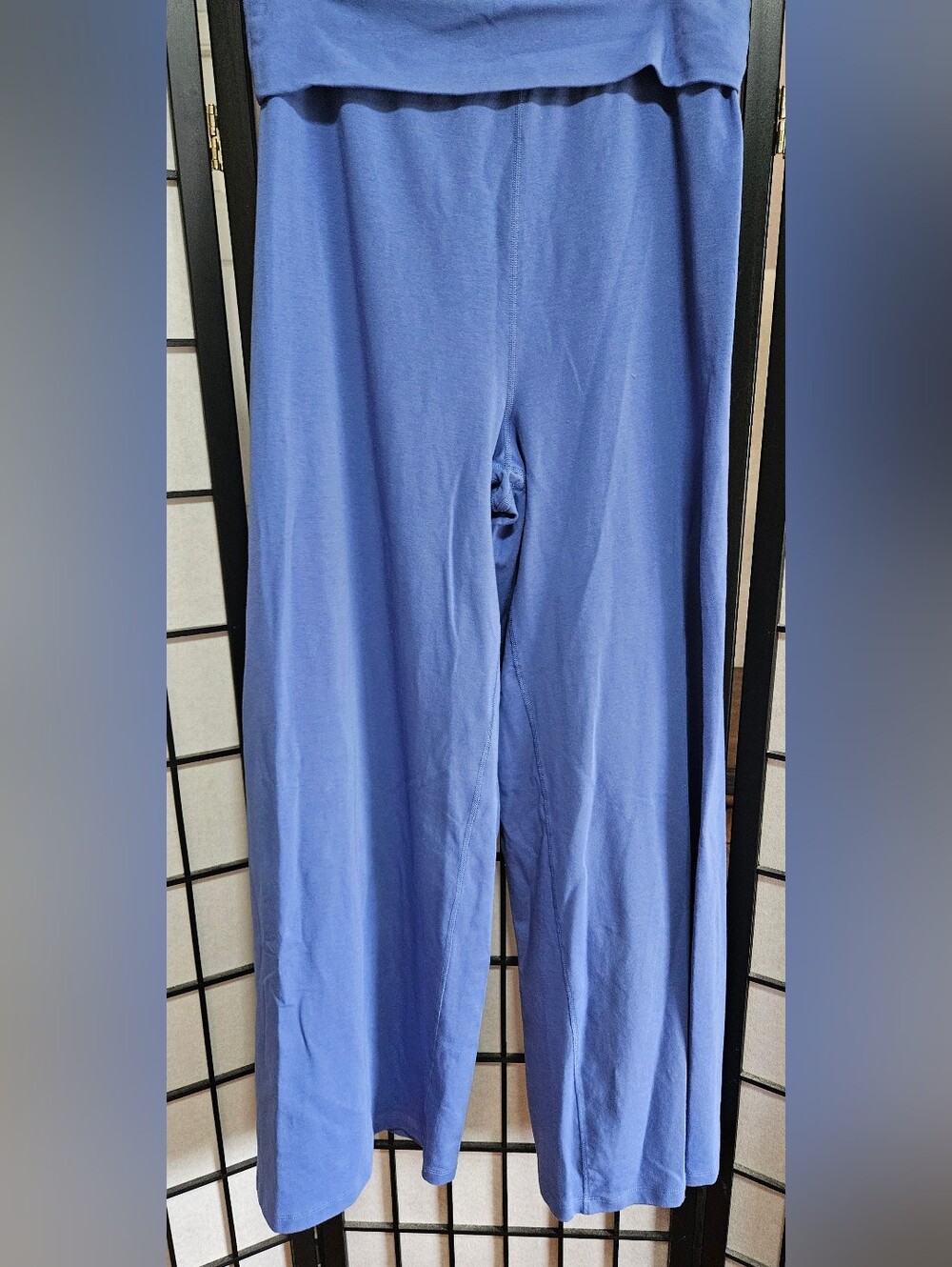 Old Navy Large  Active Powerchill High-Rise Wide Leg Go  Dry Leggings Blue